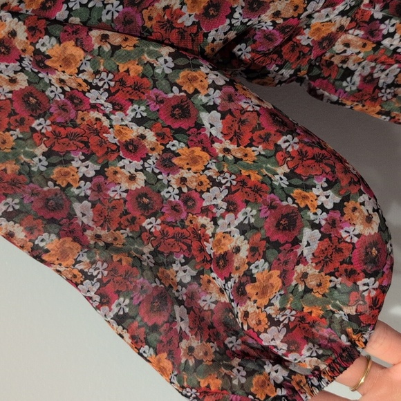 BCBGeneration Mini Floral Tiered Dress Size 4 - Picture 4 of 5